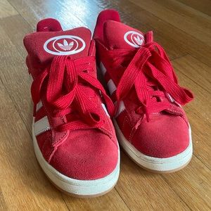 Campus red adidas sneakers